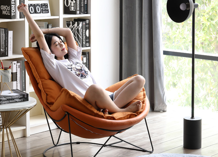 陽(yáng)臺(tái)休閑椅子龍蝦型蝸牛椅懶人沙發(fā)椅