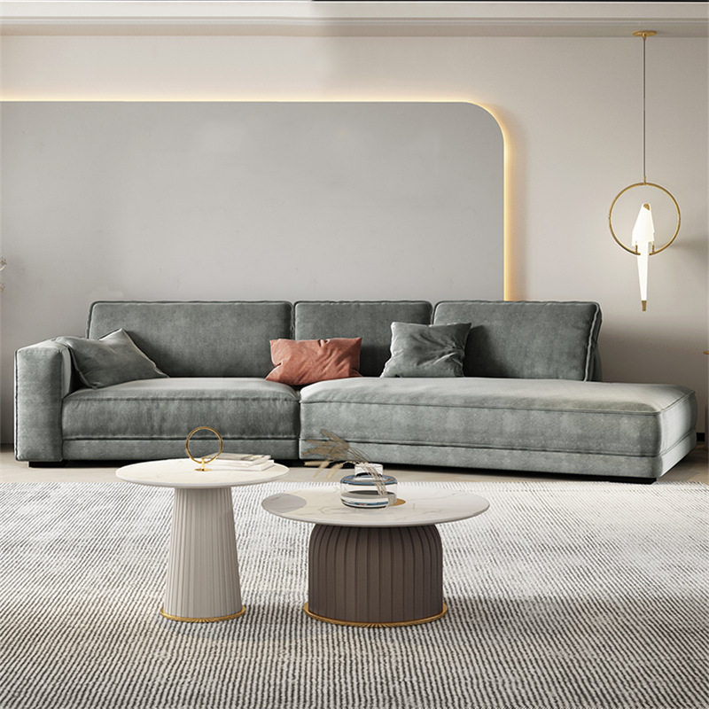 簡(jiǎn)約輕奢小戶(hù)型弧形沙發(fā)